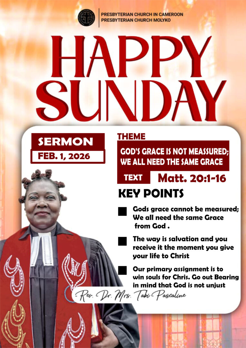 GOD’S GRACE IS NOT MEASURED; WE ALL NEED THE SAME GRACE GOD’S GRACE IS NOT MEASURED; WE ALL NEED THE SAME GRACE